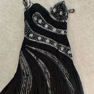 Classic black gown